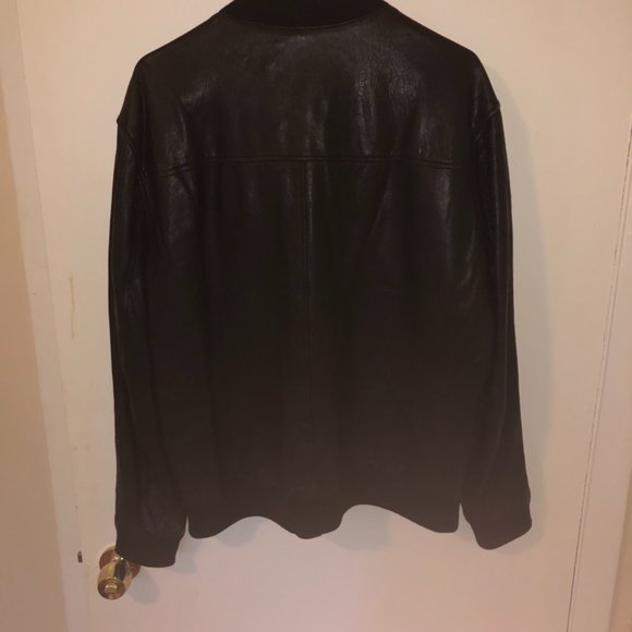 Zachary Prell Men's Black Lambskin Leather Jacket - Picture 9 of 15